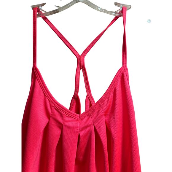 Old Navy Active Bright Neon Pink Tank Top - Size Large - Picture 3 of 5